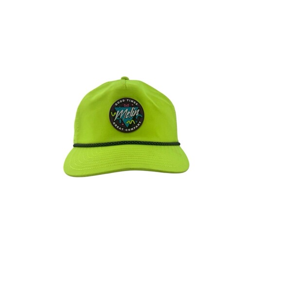 Melin Hydro Coronado Burst Neon Yellow Waterproof Snapback Hat Classic HTF Color - Picture 2 of 16